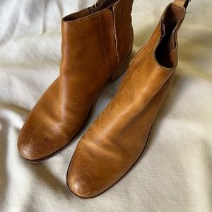 Anthropologie Leather Booties Kork Ease